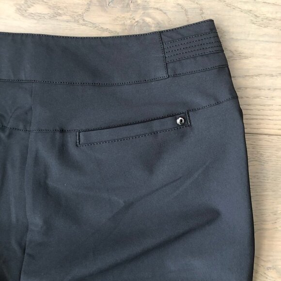 Tail Athletic Poly Spandex 4 Pocket Bermuda Classic Golf Shorts Black Sz 8 NWOT - Picture 5 of 9